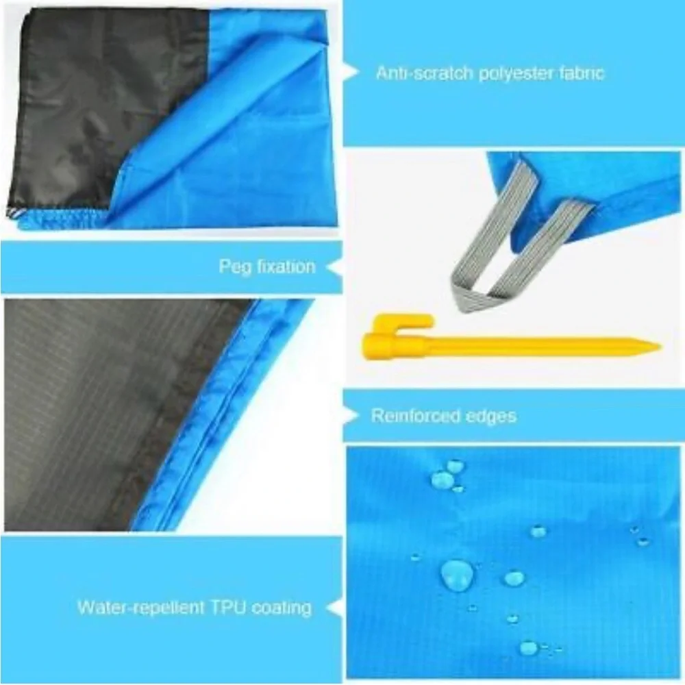 Sandfree Blanket, Manta de Playa, Lightweight Mat for Outdoor, Camping, Hiking